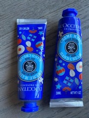 2 L’Occitane Holiday Shea Butter Hand Cream. 1 oz, 30ml each