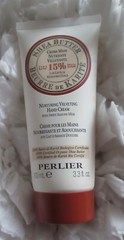 PERLIER SHEA BUTTER NURTURING VELVETING HAND CREAM 100 mL 3.3 fl.oz 100% ORGANIC