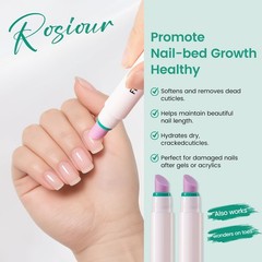 Ceramic Cuticle Oil Pusher Pen -3 in 1 Remover for Green 1PCS