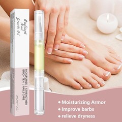 Nail Growth Oil Pen, Strengthener and 0.02 Fl Oz (Pack of 4), Clear