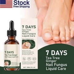 Tea Tree Ginger Nail Fungus Care Liquid Deep Nourishing Antibacterial Repair
