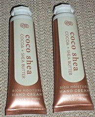 Bath & Body Works~*COCO SHEA BUTTER*~Rich Moisture Hand Creams~Set of 2~NEW