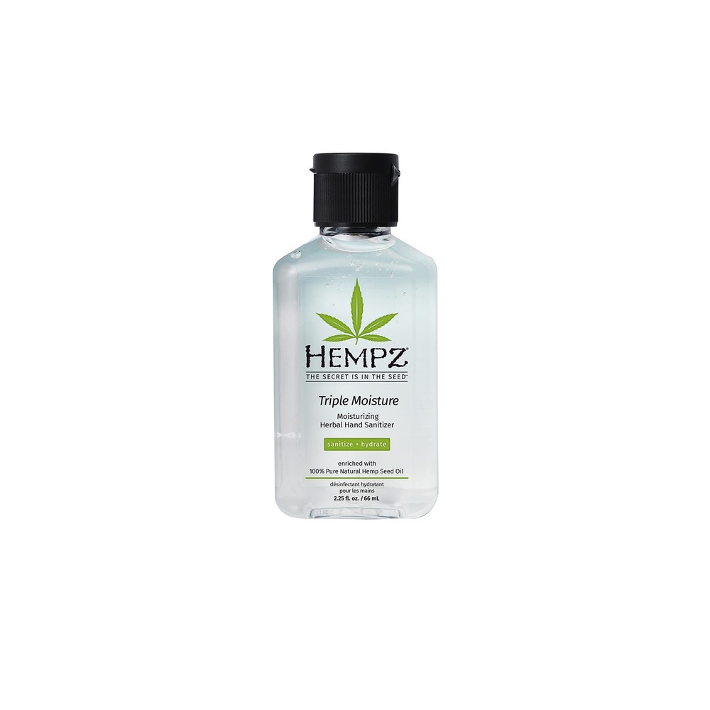 Hempz Triple Moisture Herbal Moisturizing Hand 2.25 Fl Oz (Pack of 1), clear