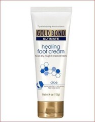Gold Bond Healing Foot Cream, With Aloe 4.0 oz (Pack 3)