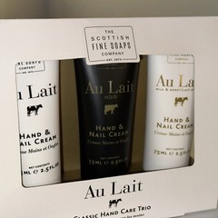 Scottish Fine Soaps Company Classic Hand Care Trio w Organic Milk+Shea Butter 3