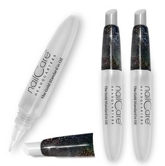 Refillable Holographic Cuticle Oil Pen – 3-Pack Nail Care Squeeze Brush Pens