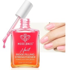 modelones Nail Strengthener Sheer Pink 0.51 Fl Oz (Pack of 1), B4-Jelly