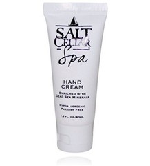 Salt Cellar Spa Dead Sea Hand Cream Enriched Glycerine Olive Oil 5.1 & 1.4 oz