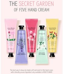 MEDI FLOWER The Secret Garden Of Five Hand Cream Set 50g X 5EA Hand Moisturizing