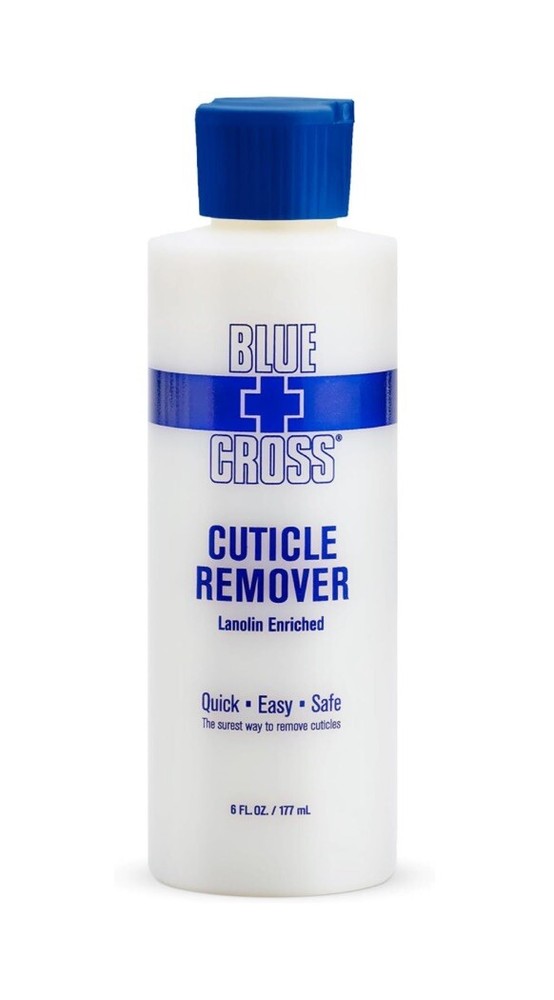 4 – 6 oz Bottles, Blue Cross Professional Nail Care Moisturizing Cuticle Remover