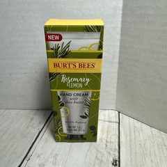 Burts Bees Rosemary Lemon Hand Cream With Shea Butter New