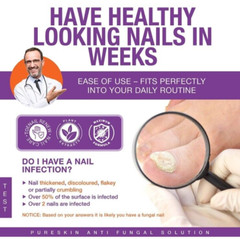 Pureskin Fungal Nail Toenail Renewal 50ml Toe Finger Nail Health Support New