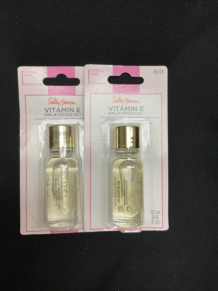 Sally Hansen Vitamin-E Nail & Cuticle Oil 0.45 fl oz (2 Pack) #45124
