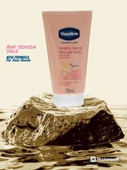 Vaseline Intensive Care Hand Cream for Healthy and Stronger Nails, 75ml