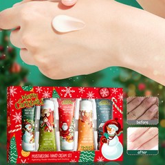 1 Set 5Pcs Hand Lotion For All Skin Types Christmas Gift 30gx5Pcs Hydrating