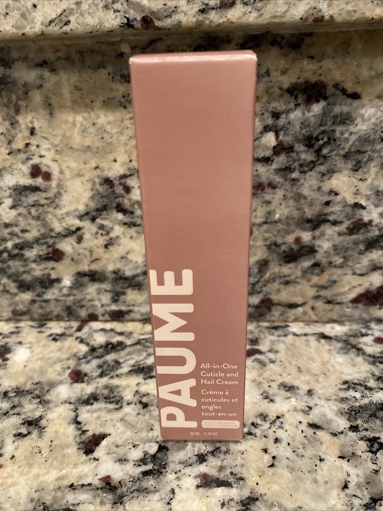 Paume All-in-One Cuticle & Nail Cream Full Size New in Box 22 ML .75 Oz