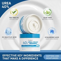 Urea Cream 40% Plus Salicylic Acid 2%, 40% for Feet Maximum Strength