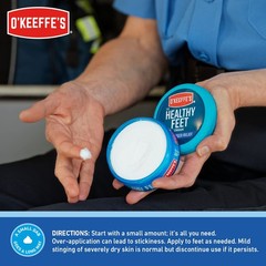 O’Keeffe’s for Healthy Feet Foot Cream; 3.2 Ounce (Pack of 4), White