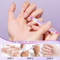 2-in-1 Cuticle Pusher & Oil Pen Set – Portable Nail Care Tools for Dry Nails, Ha