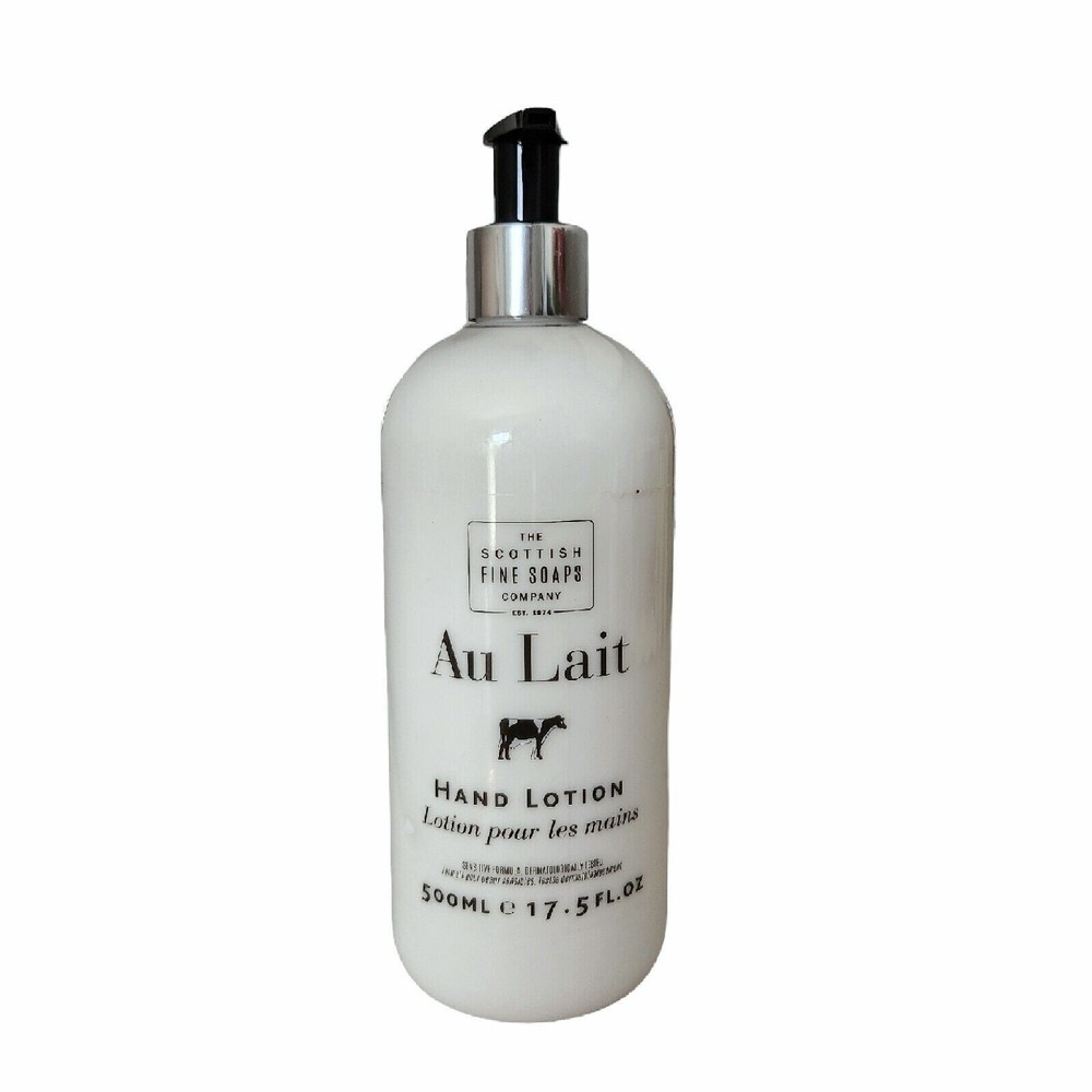 New Scottish Fine Soaps Au Lait Hand Lotion 17.5 Oz Pump
