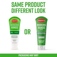 O’Keeffe’s Working Hands No Scent Hand Cream 3 oz