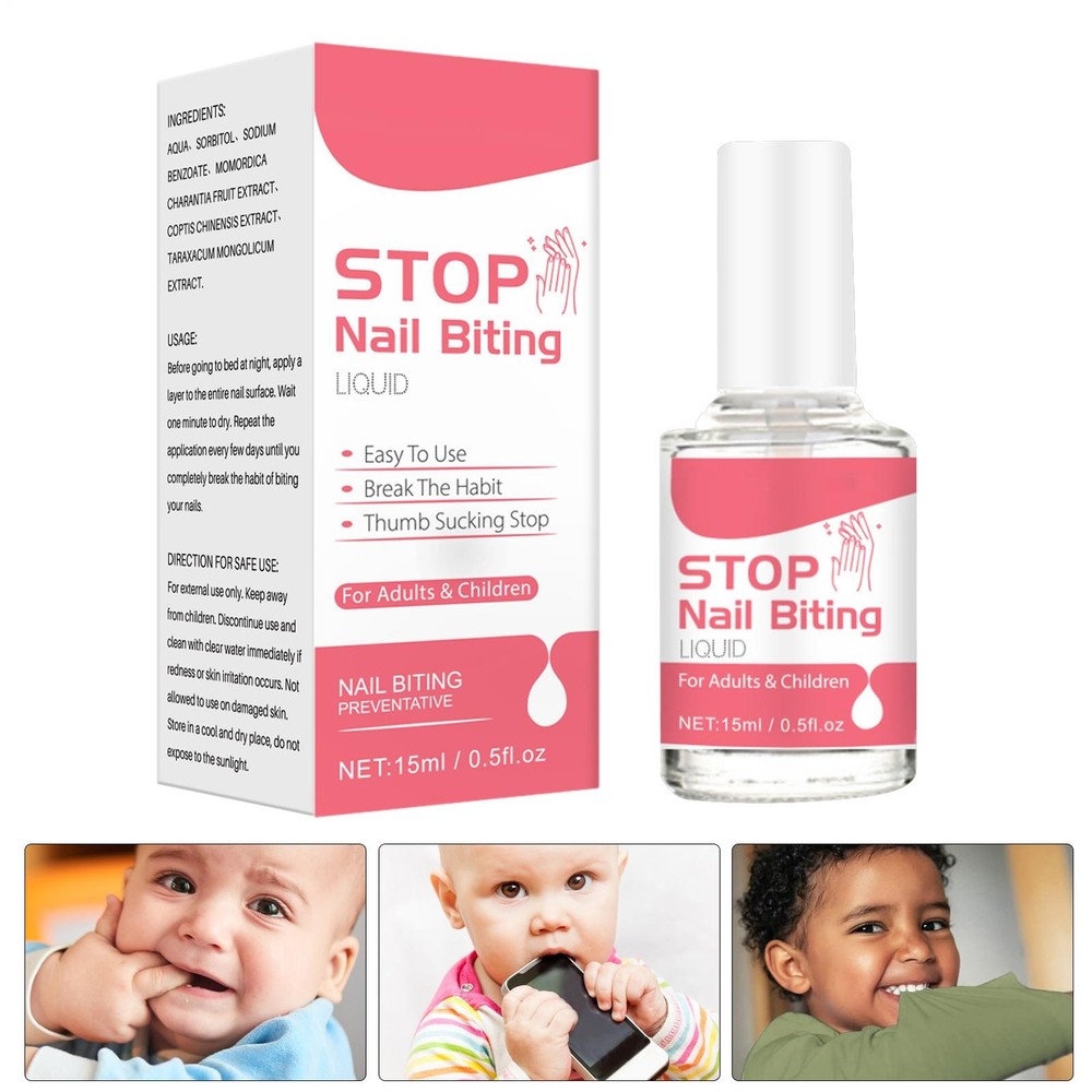 15ml Nail Biting Prevention Polish Oz Nail Bite Stopper Stop Nail Biting Polish