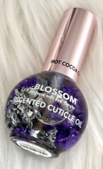 Lot of 3 Blossom Nail Hot Cocoa Scented Cuticle Oil Infused with Real Flowers