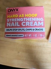 ONYX HARD AS HOOF NAIL CREAM Helps Stop Splits, Chips, & Cracks