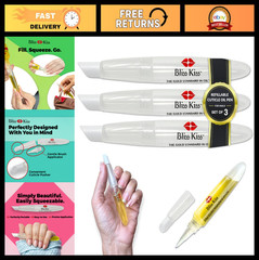 Refillable Squeeze Cuticle Oil Pen 3-Pack – Ideal for Nail Growth & Application
