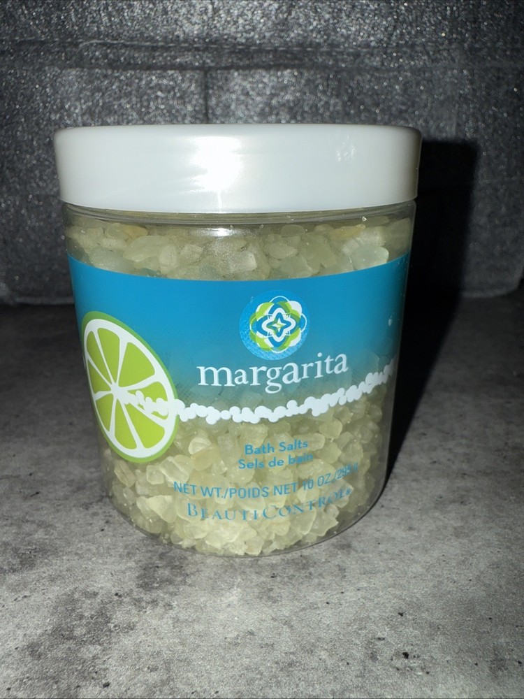 BeautiControl 10oz Jar Bath Salts Margarita New Sealed