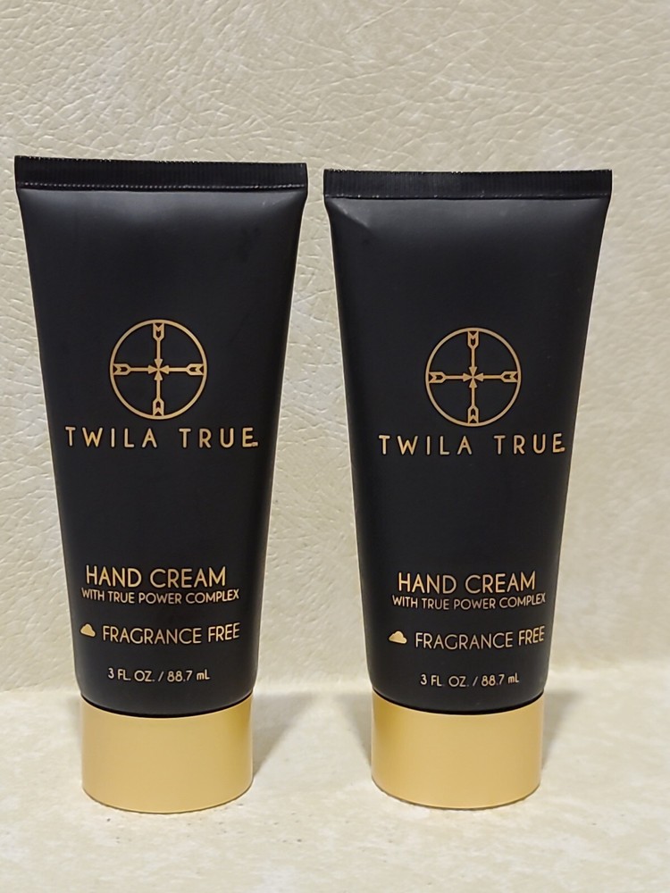 2 × TWILA TRUE • HAND CREAM With True Power Complex • FRAGRANCE FREE 3 Fl. Oz.