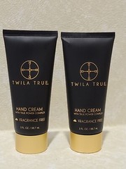 2 × TWILA TRUE • HAND CREAM With True Power Complex • FRAGRANCE FREE 3 Fl. Oz.