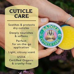 Deep Hydration Cuticle Oil – Non-Greasy Organic Balm for Cracked Cuticles, .75oz