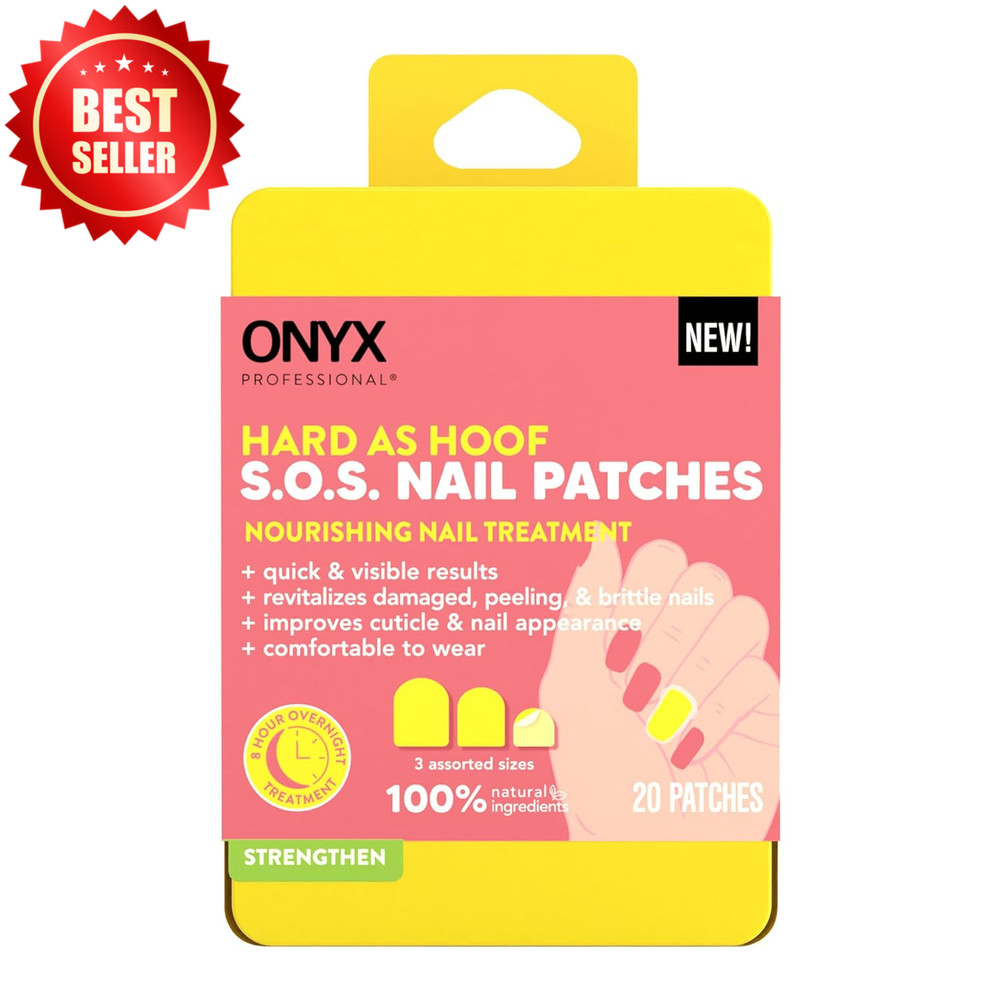 20 Count Nail Patches Strengthening Repair Growth Cuticle Treatment SOS US