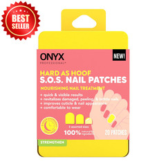 20 Count Nail Patches Strengthening Repair Growth Cuticle Treatment SOS US