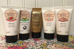 5 HONEY MIEL PERLIER HAND CREAM 1oz CRANBERRY mint ANTI-AGE orange TIRAMISU