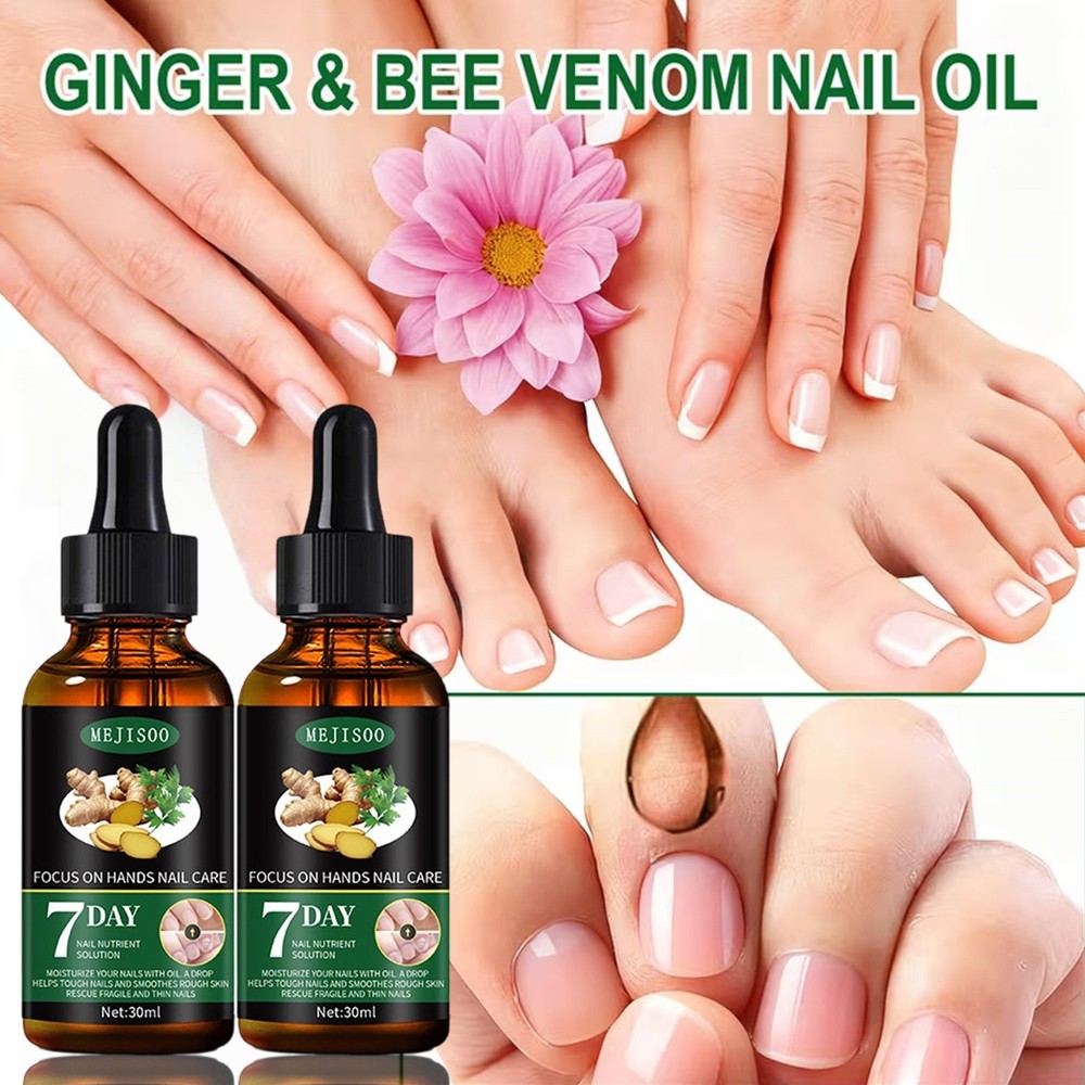 2 Pack Nail Nutrient Solution Nail &amp; Cuticle Care Oil Moisturizing 30ml
