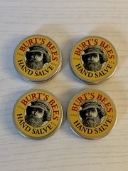 Burt’s Bees Hand Salve, .3oz per tin, Farmer’s Friend Brand New Unopened 4 pack