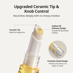 4-in-1 Ceramic Cuticle Pusher Oil Pen – Soften, Push, Remove & Nourish Cuticles