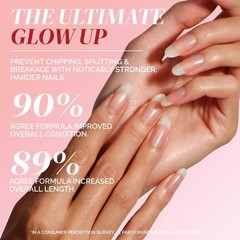 LONDONTOWN Luxe Length Nail Gloss – Strengthens 0.4 Fl Oz (Pack of 1), Clear