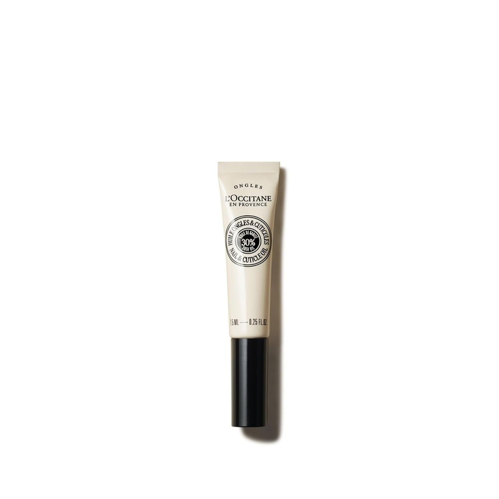 L’OCCITANE Shea Nail & Cuticle Oil, Nourishing Brush-On Moisture for Stronger &