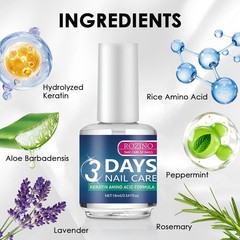 Nail Strengthening Hydrating Oil 3 Days Keratin Amino Acid Nail Repair Care 16ml