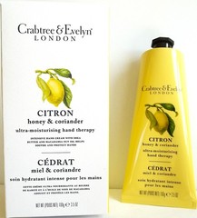Crabtree & Evelyn CITRON HONEY & CORIANDER Moisturising Hand Therapy, 3.5 oz NEW