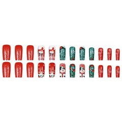 Holiday Glamours Press On Nail Featuring Jelly Adhesive Pads And Nail File Kit