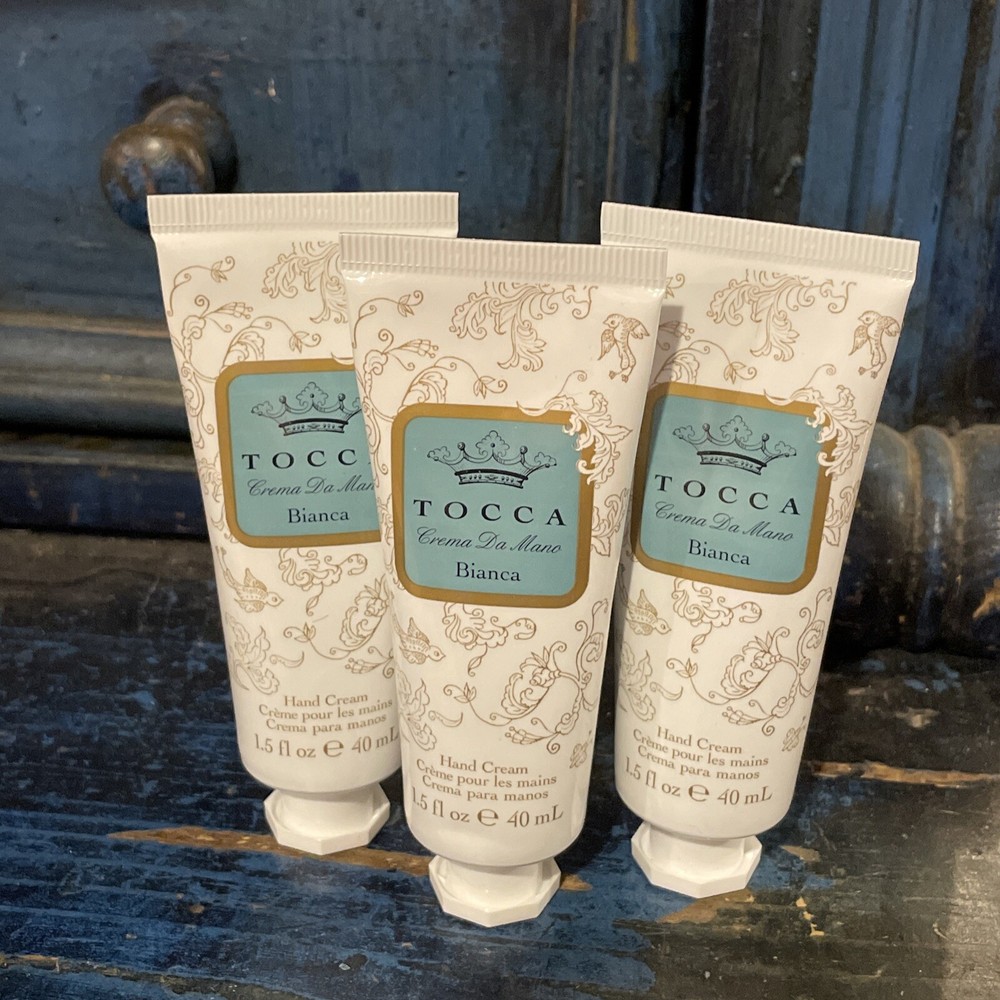 3 ~ Tocca BIANCA Moisturizing Hand Cream 1.5 oz New Travel Size