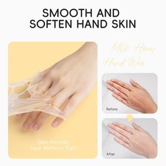 100g Milk Honey Hand Wax Gentle Exfoliating Peel-Off Hand Wax Deep Nourishment