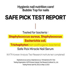 MEDIPICKME Safepick Intensive Nail Strengthener Serum 0.57 Fl Oz (Pack of 1)