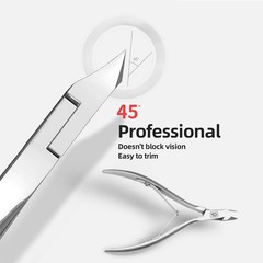 Cuticle Trimmer 3/4 Jaw Extremely Sharp Nippers/Colorful-b