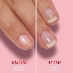 LONDONTOWN Luxe Length Nail Gloss – Strengthens 0.4 Fl Oz (Pack of 1), Clear