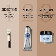 L’OCCITANE Shea Nail & Cuticle Oil, Nourishing Brush-On Moisture for Stronger &